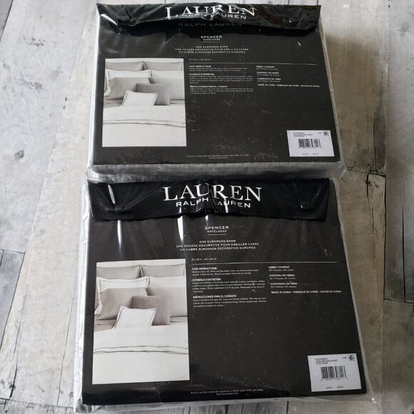 NWT - Lauren Ralph Lauren Spencer Matelasse Quilted Sham, European – Sage - Picture 2 of 4